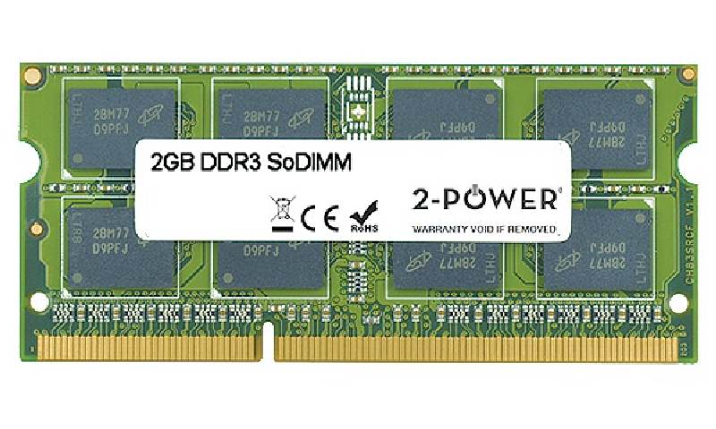 2-Power 2GB PC3-10600S 1333MHz DDR3 CL9 SoDIMM 1Rx8 (DOŽIVOTNÍ ZÁRUKA) MEM5102A
