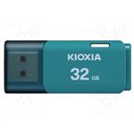 32 GB. USB 2.0 kľúč . KIOXIA Hayabusa U202, svetlomodrý LU202L032GG4