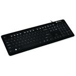 Canyon CNS-HKB3-SK klávesnica, USB, multimediálna, 12 hot keys, štíhla, lesklá, čierna, SK