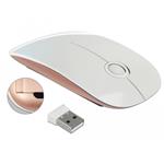 Delock Optická 3-tlačítková myš 2,4 GHz bezdrátová bílá / růžová 12536