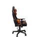GEMBIRD Gaming chair / herní křeslo SCORPION 04, černá sítovina, oranžová kůže POŠKOZEN OBAL GC-SCORPION-04X#obal