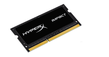 HyperX Impact Black Series - DDR3L - 8 GB - SO-DIMM 204-pin - 2133 MHz / PC3L-17000 - CL11 - 1.35 / HX321LS11IB2/8
