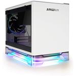 InWin case A1 Plus White, Tempered glass, 650W PSU GOLD included, Mini ITX, ARGB Fans, 10W Charging pane IW-A1PLUS-WHITE