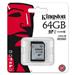 Kingston Secure Digital Card, 64GB, SDXC, SD10VG2/64GB, UHS-I