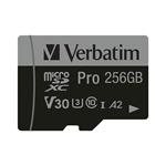 SDXC 256GB micro card PRO UHS-3 CLASS 10 + adaptér 0023942470458