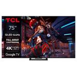 TCL 75C745 SMART TV 75" QLED/4K UHD/Full Array LED/144Hz/4xHDMI/USB/LAN/Google TV