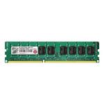 Transcend - DDR3 - 4 GB - DIMM 240 pinů - 1333 MHz / PC3-10600 - CL9 - 1.5 V - bez vyrovnávací pamě TS512MLK72V3N