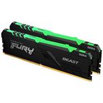 16GB DDR4-3600MHz CL17 Kingston FURY Beast RGB, 2x8GB KF436C17BBAK2/16