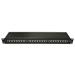 19" Patch panel LYNX 24port, STP, Cat6, 30µm, duální svorkovnice, černý LX24SL-C6-BK