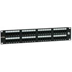 19" Patch panel Solarix 48 x RJ45 CAT6 UTP černý SX48-6-UTP-BK