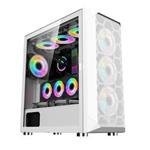 1stCOOL MiddleTower Wind Storm White, AU, USB3.0 + SET fan ARGB ML-WSTORM-W-ARGB