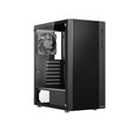 1stCOOL skříň GAMER 4, Mid tower, AU, USB 3.0, USB-C, 2x120mm, průhledná bočnice, bez zdroje, černá ML-GAMER4-AU-USB3-TS