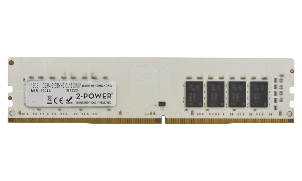 2-Power 16GB PC4-17000U 2133MHz DDR4 CL15 Non-ECC DIMM 2Rx8 ( DOŽIVOTNÍ ZÁRUKA ) MEM8904A