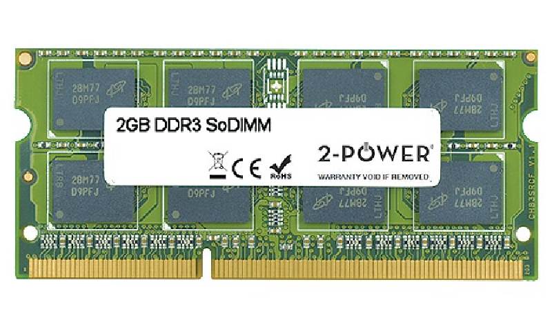 2-Power 2GB PC3-8500S 1066MHz DDR3 CL7 SoDIMM 2Rx8 (DOŽIVOTNÍ ZÁRUKA) MEM5002A