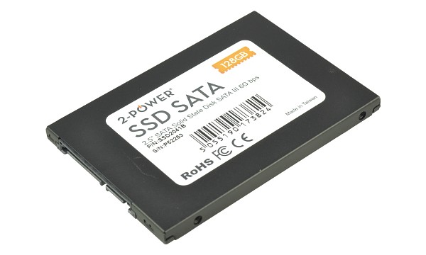 2-Power SSD 128GB 2.5" SATA III 6Gbps (R355, W300 MB/s, IOPS 72/70K) SSD2041B