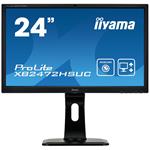24" LCD iiyama XB2472HSUC-B1- VA,8ms,250cd/m2,3000:1 (12M:1 ACR),repro,cam&mic,pivot,výšk.nast.