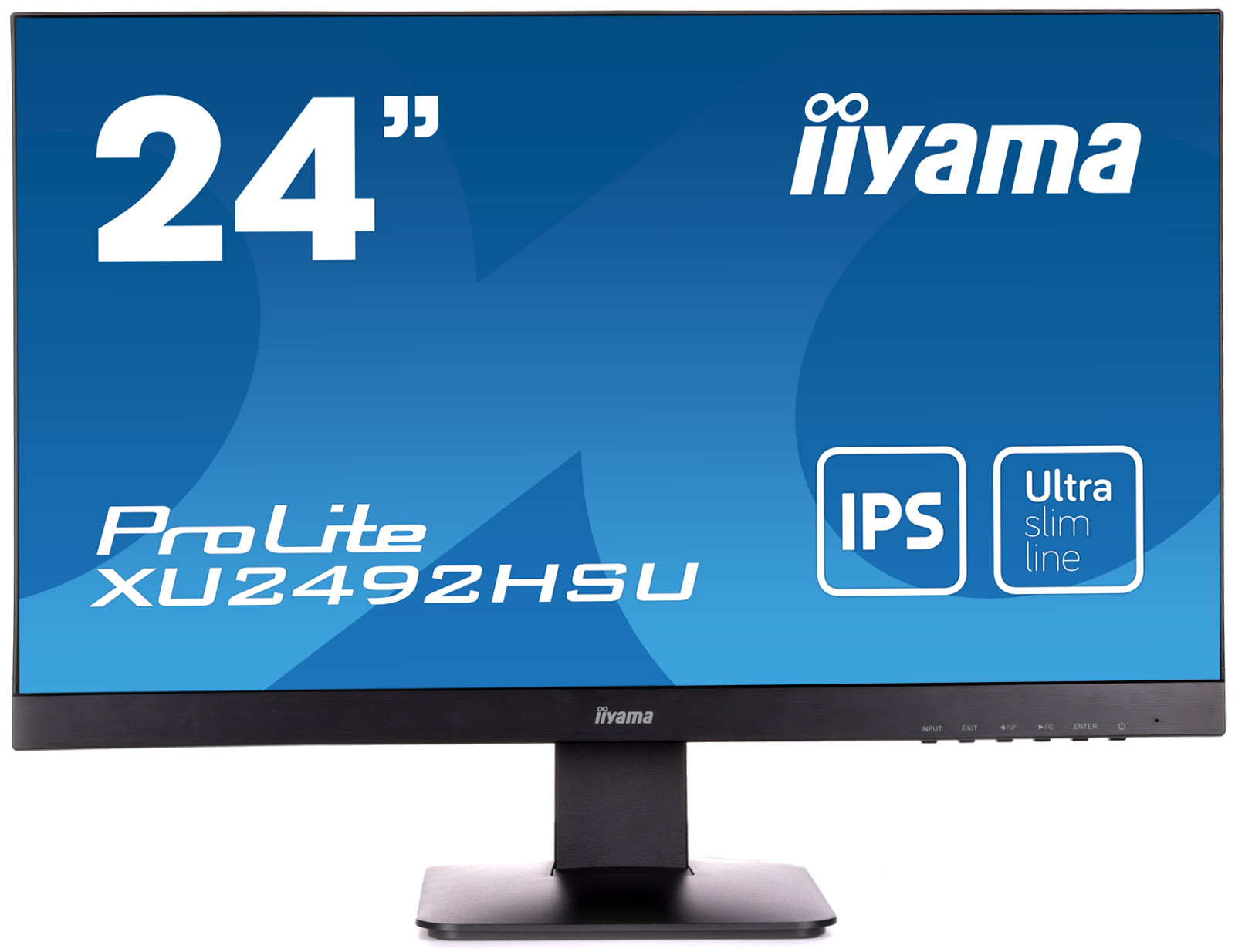 24" LCD iiyama XU2492HSU-B1 - IPS,FullHD,5ms,250cd/m2, HDMI,DP,VGA,repro