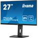 27" iiyama XUB2793QS-B1:IPS,WQHD,HDMI,DP,repro,HAS
