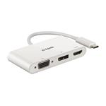 3-in-1 USB-C HDMI/VGA/DisplayPort, 3-in-1 USB-C HDMI/VGA/DisplayPort DUB-V310