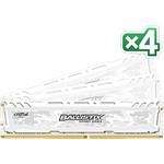 32GB kit DDR4 - 2400 MHz Crucial Ballistix Sport LT White CL16 DR x8 DIMM, 4x8GB BLS4C8G4D240FSC