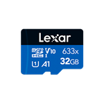 32GB Lexar High-Performance 633x microSDHC UHS-I, až 100MB/s čítanie, 20MB/s zápis C10 A1 V10 U1 0843367128884