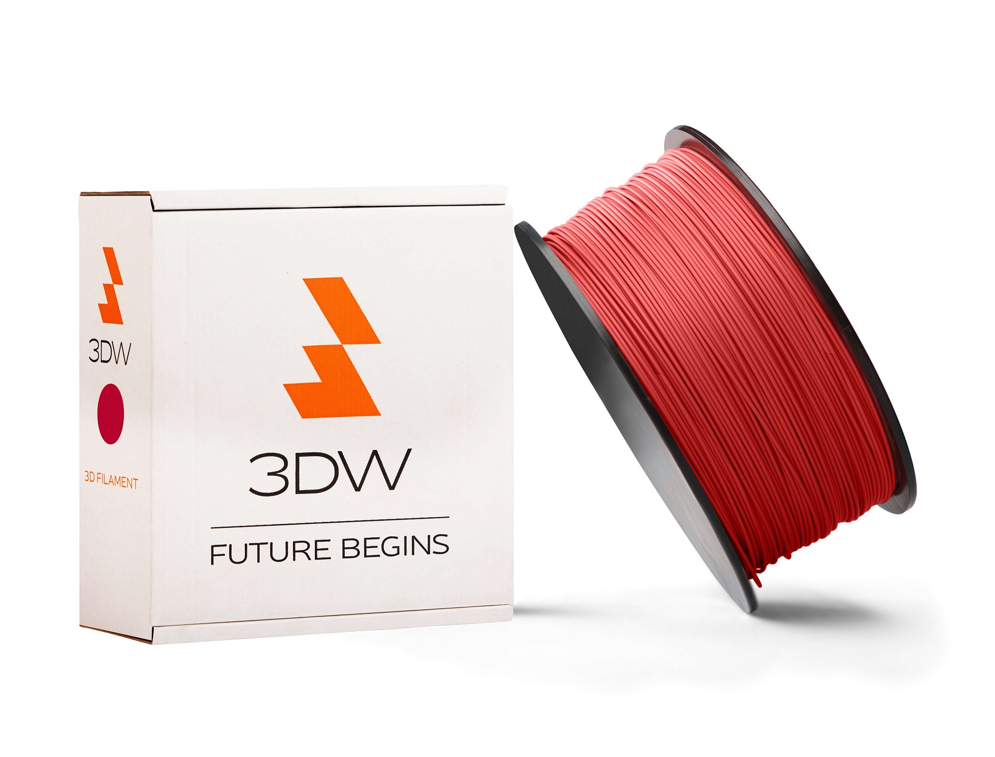 3DW - ABS filament 1,75mm červená, 0,5 kg,tisk 220-250°C D11204