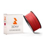 3DW - ABS filament 1,75mm červená, 0,5 kg,tisk 220-250°C D11204