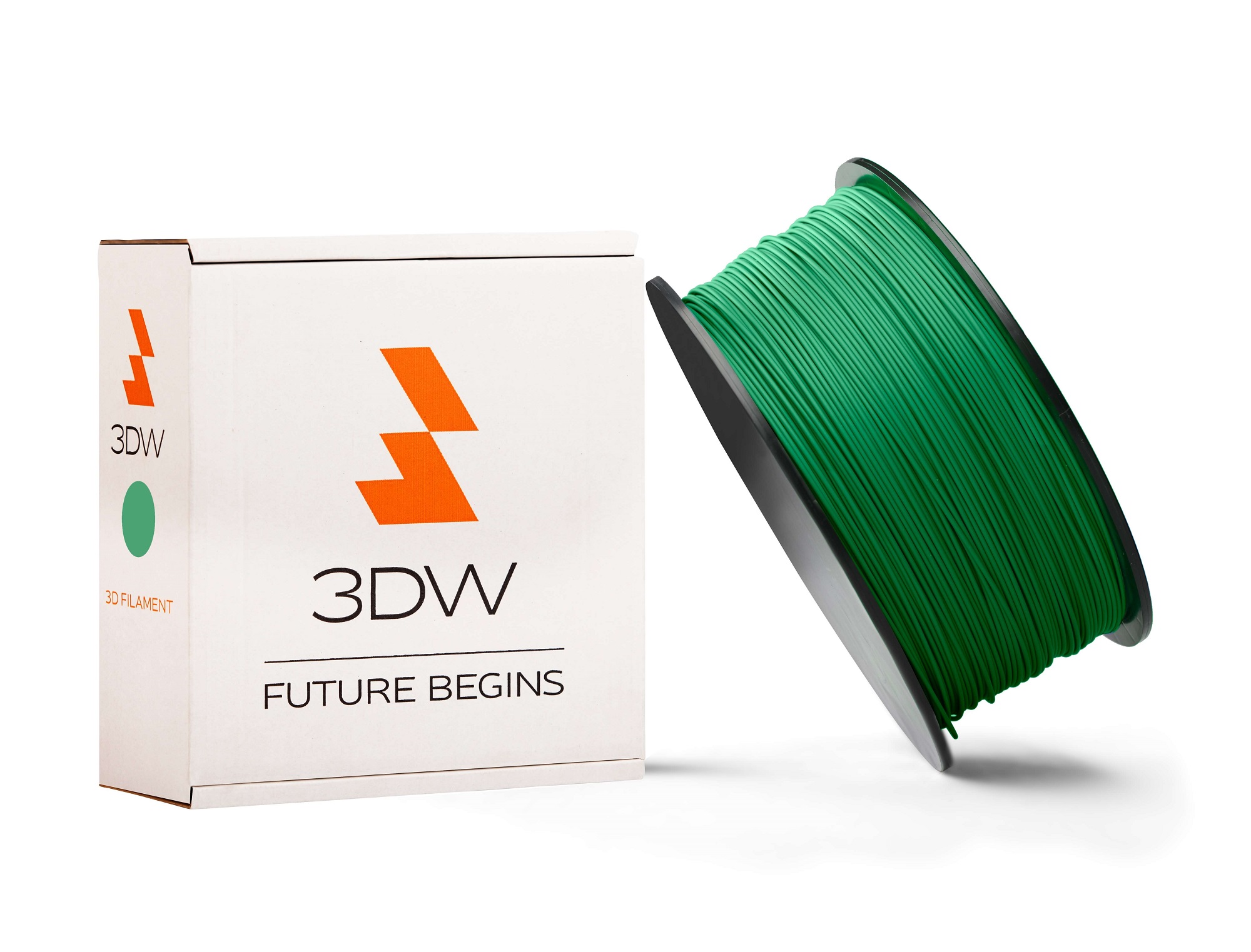 3DW - ABS filament 1,75mm zelená, 0,5 kg,tisk 220-250°C D11206