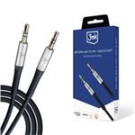 3mk audio kabel - AUX Cable Jack 3,5 mm - Jack 3,5 mm, délka 1 m, černá 5903108528771