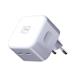 3mk cestovní nabíječka Hyper Charger 35W, GaN, 2x USB-C (PD), bílá 5903108527248