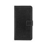 4-OK BOOK WALLET UNIVERSAL WITH POCKET CARD - SIZE L- 5.1" BLACK