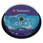 43437P CD-R 52X 10ks cake VERBATIM 23942434375