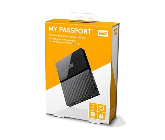 4TB WD My Passport Black Bird, 2,5", USB 3.0, Externý žlty WDBYFT0040BYL-WESN