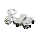 4World HUB Star 4xUSB 2.0 pasivní White