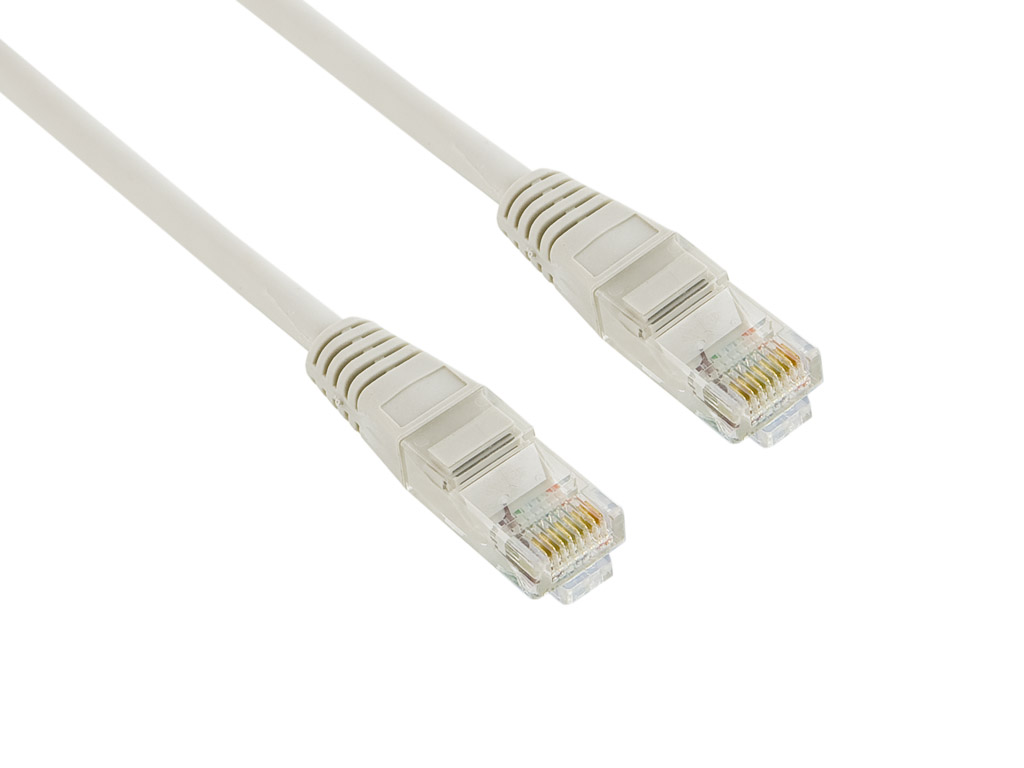 4World Sieťový kábel RJ45 s krytkou, Cat. 5e UTP, 1m, Šedý