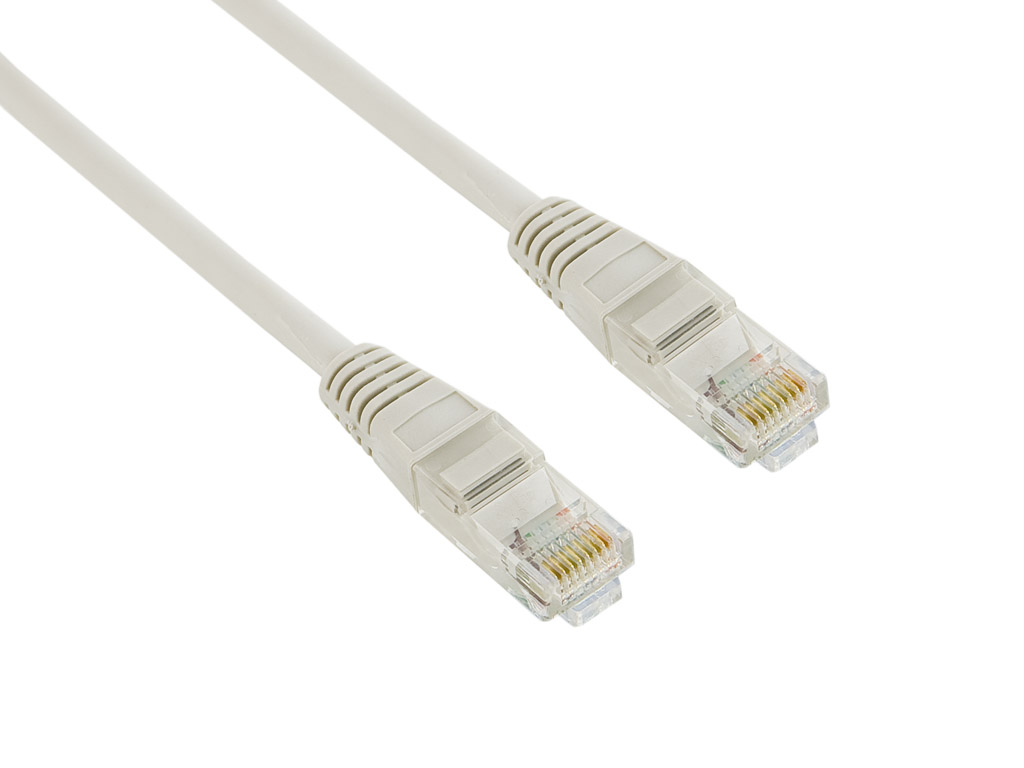 4World Sieťový kábel RJ45, s krytkou, Cat. 5e UTP, 3m, Šedý