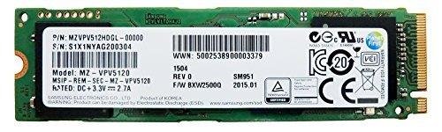 512GB Samsung SSD NVMe SM951 M.2 PCIe 3.0, (2150/1260MBs) z RMA MZVPV512HDGL-00000_