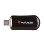 64GB USB Flash 3.2 Gen 1 Plectra USB-C černá Verbatim 0023942302247