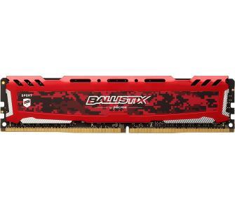 8GB DDR4-2400MHz Crucial Ballistix Sport LT Red CL16 SRx8 uDIMM BLS8G4D240FSE