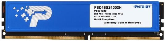 8GB DDR4-2400MHz Patriot CL16 s chladičem PSD48G24002H