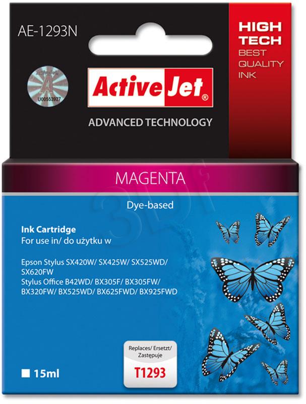 ActiveJet ink cartr. Eps T1293 Magenta SX525/BX320/BX625 100% NEW AE-1293 EXPACJAEP0205