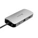 Adam Elements CASA X DP USB-C 8K 10-in-1 Hub - Grey AAPADHUBXDPGY