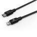 Adam Elements kábel Peak II C200B USB-C to Lightning 2m - Black ACBADCL200BBK