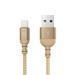 Adam Elements kábel PeAk III 120B Lightning to USB 1,2m - Gold AEACBAD3AL120BGD