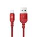 Adam Elements kábel PeAk III 120B Lightning to USB 1,2m - Red AEACBAD3AL120BRD