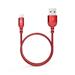 Adam Elements kábel PeAk III 120B Lightning to USB 1,2m - Red AEACBAD3AL120BRD