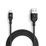 Adam Elements kábel PeAk III 200B Lightning to USB 2m - Black AEACBAD3AL200BBK