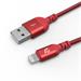 Adam Elements kábel PeAk III 200B Lightning to USB 2m - Red AEACBAD3AL200BRD