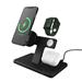 Adam Elements Omnia M3 Magnetic 3-in-1 Wireless Charging Station - Black AEAPAADM3OGBK