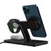 Adam Elements Omnia M3 Magnetic 3-in-1 Wireless Charging Station - Black AEAPAADM3OGBK